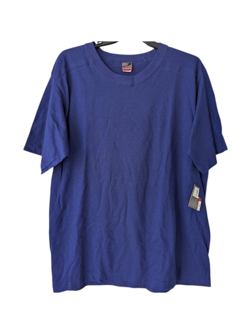 NWT Vintage Y2K Prospirit Mens XL T-Shirt Deadstock USA Blue Heavyweight 25x32